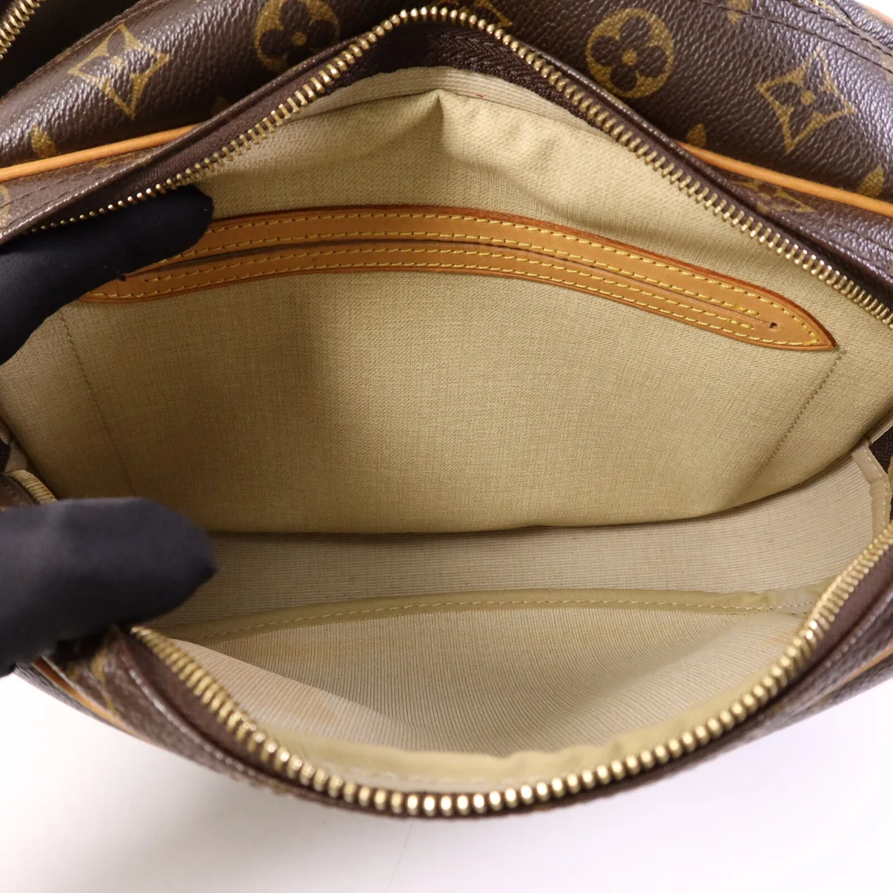 LOUIS VUITTON Reporter M45254 Shoulder Bag Coated Canvas 棕色 / Brown Coated Canvas Rank B - Thumbnail 6