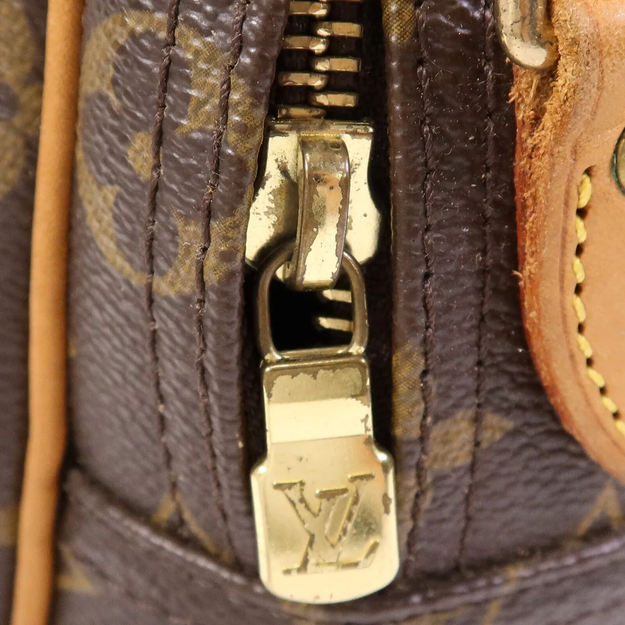 LOUIS VUITTON Reporter M45254 Shoulder Bag Coated Canvas 棕色 / Brown Coated Canvas Rank B - Thumbnail 9