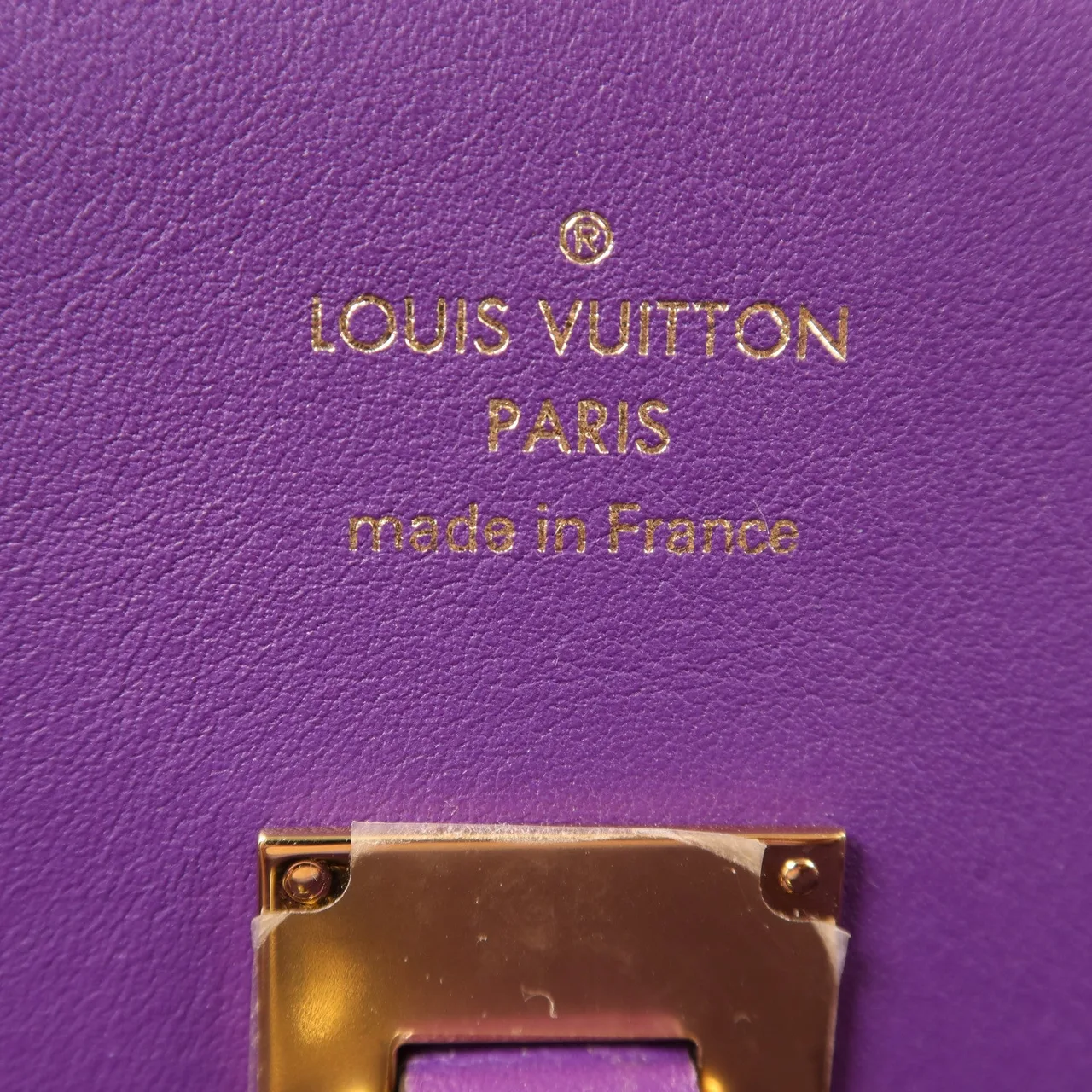 LOUIS VUITTON M55026 2-Way Bag Calfskin 紫色 / Purple Calfskin Rank A - Thumbnail 6