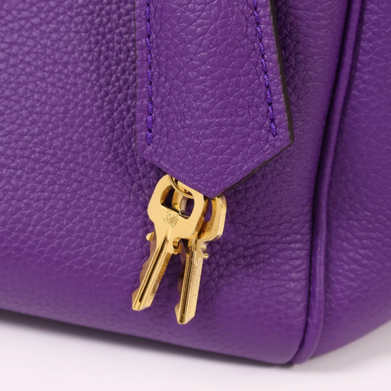 LOUIS VUITTON M55026 2-Way Bag Calfskin 紫色 / Purple Calfskin Rank A - Thumbnail 11