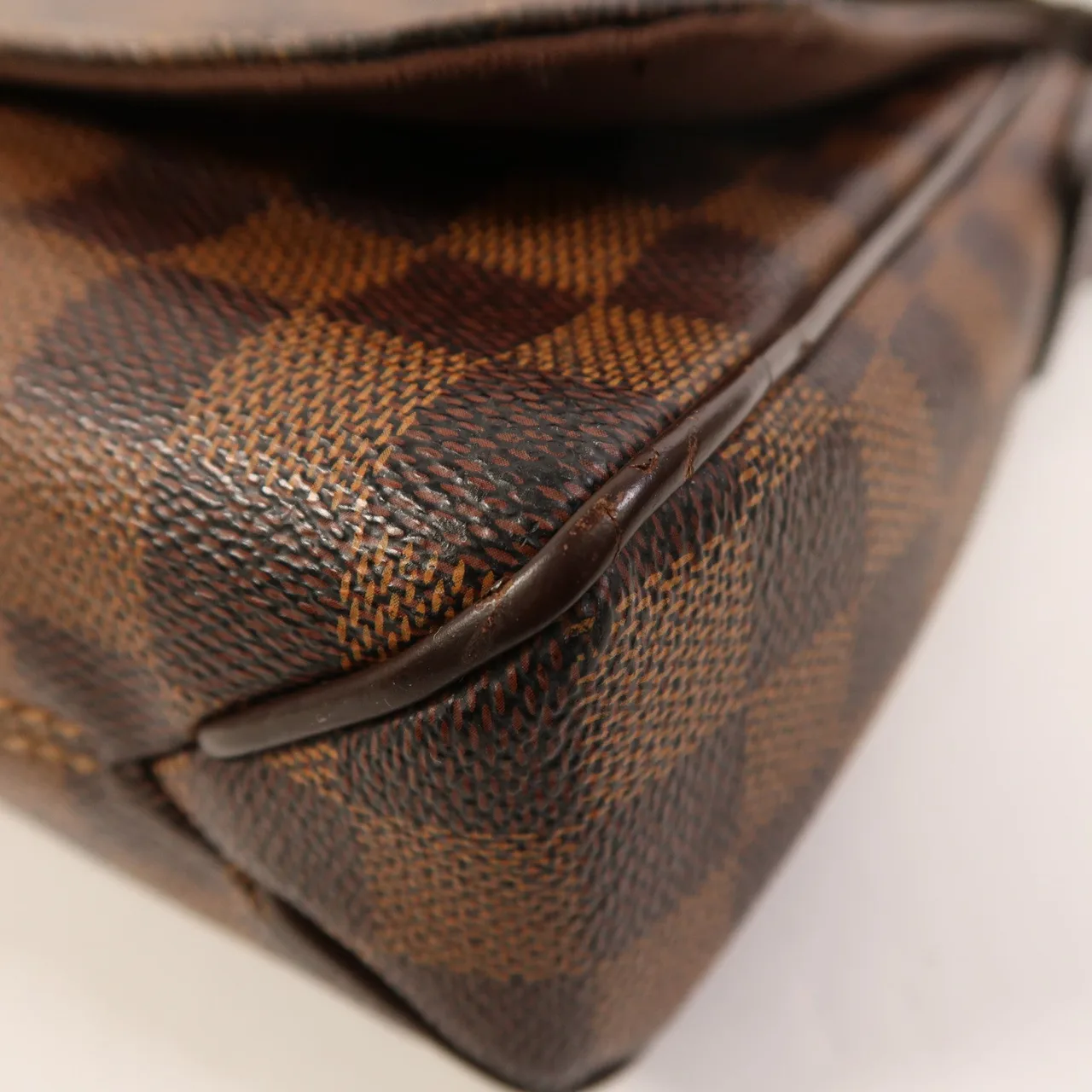 LOUIS VUITTON District N41213 Shoulder Bag Coated Canvas 棕色 / Brown Coated Canvas Rank B - Thumbnail 10