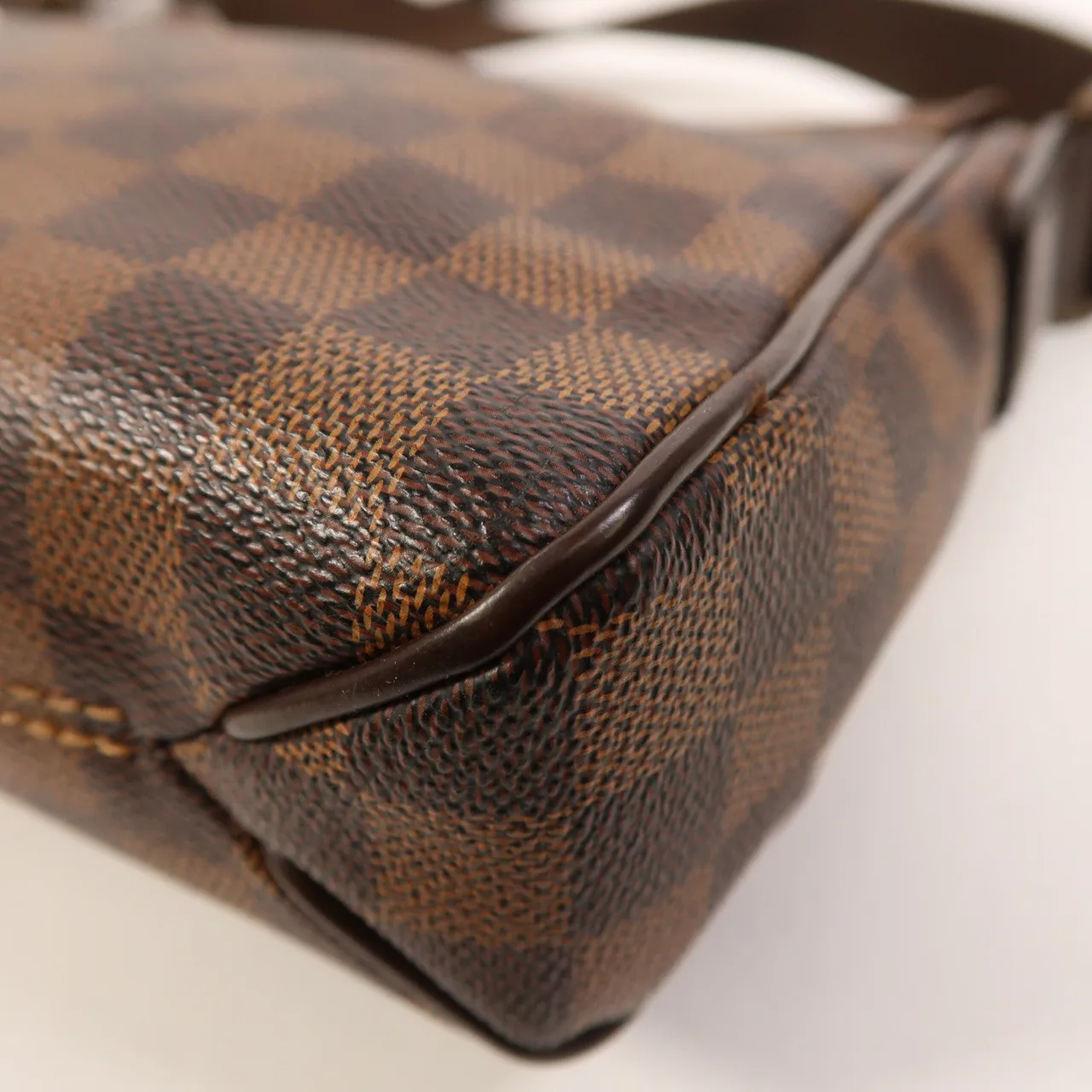 LOUIS VUITTON District N41213 Shoulder Bag Coated Canvas 棕色 / Brown Coated Canvas Rank B - Thumbnail 12