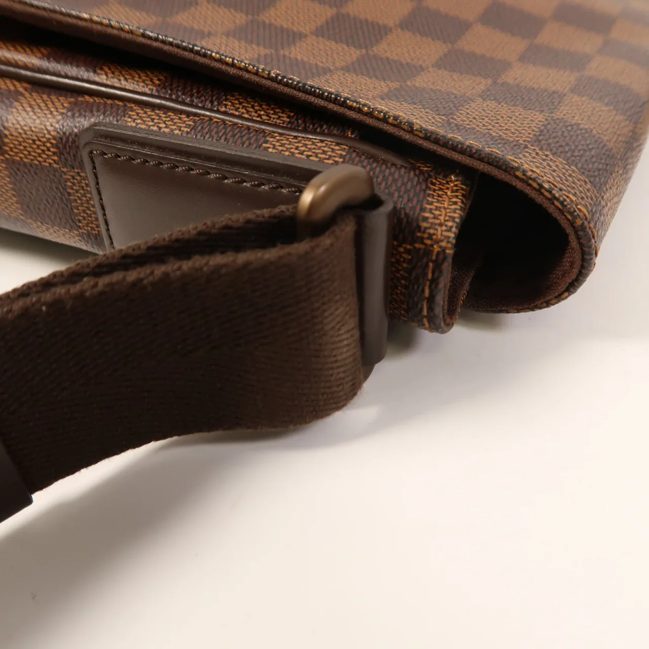 LOUIS VUITTON District N41213 Shoulder Bag Coated Canvas 棕色 / Brown Coated Canvas Rank B - Thumbnail 14