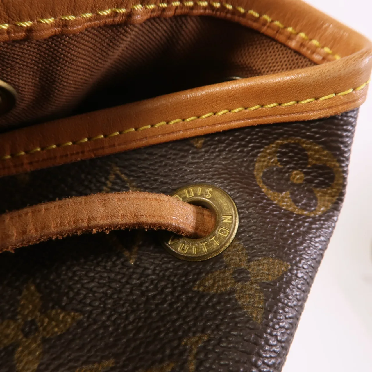 LOUIS VUITTON Montsouris M51135 Backpack Coated Canvas 棕色 Coated Canvas Rank B - Thumbnail 12