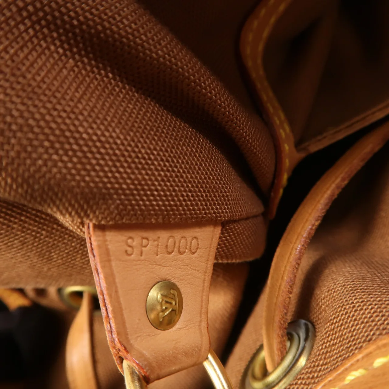 LOUIS VUITTON Montsouris M51135 Backpack Coated Canvas 棕色 Coated Canvas Rank B - Thumbnail 15