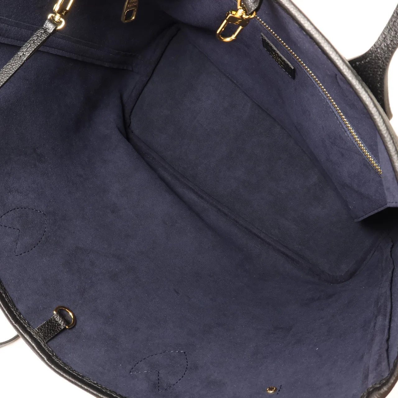 LOUIS VUITTON Neverfull M45685 Tote Bag Calfskin 黑色 / Black Calfskin Rank A - Thumbnail 6