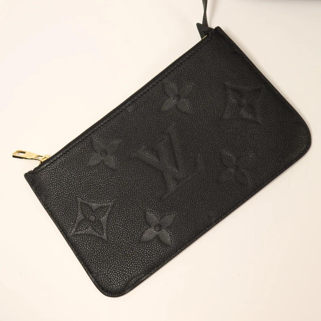 LOUIS VUITTON Neverfull M45685 Tote Bag Calfskin 黑色 / Black Calfskin Rank A - Thumbnail 10