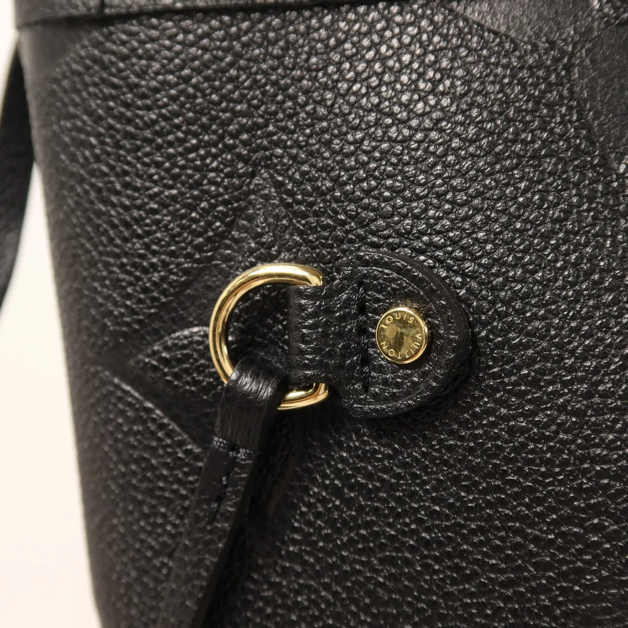 LOUIS VUITTON Neverfull M45685 Tote Bag Calfskin 黑色 / Black Calfskin Rank A - Thumbnail 13