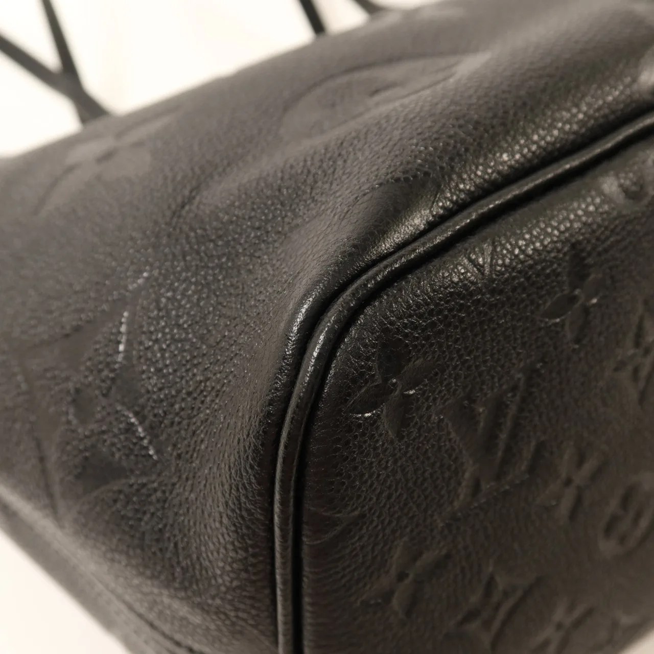 LOUIS VUITTON Neverfull M45685 Tote Bag Calfskin 黑色 / Black Calfskin Rank A - Thumbnail 14