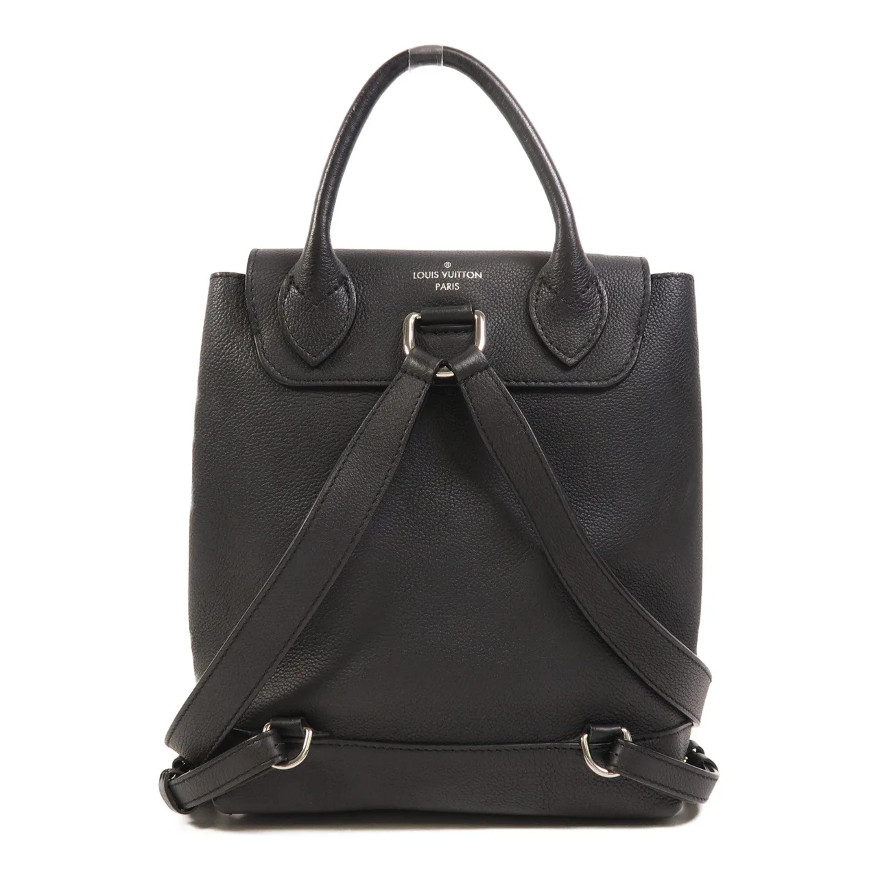 LOUIS VUITTON Lock Me Backpack M41815 Backpack Calfskin 黑色 / Black Calfskin Rank B - Thumbnail 2