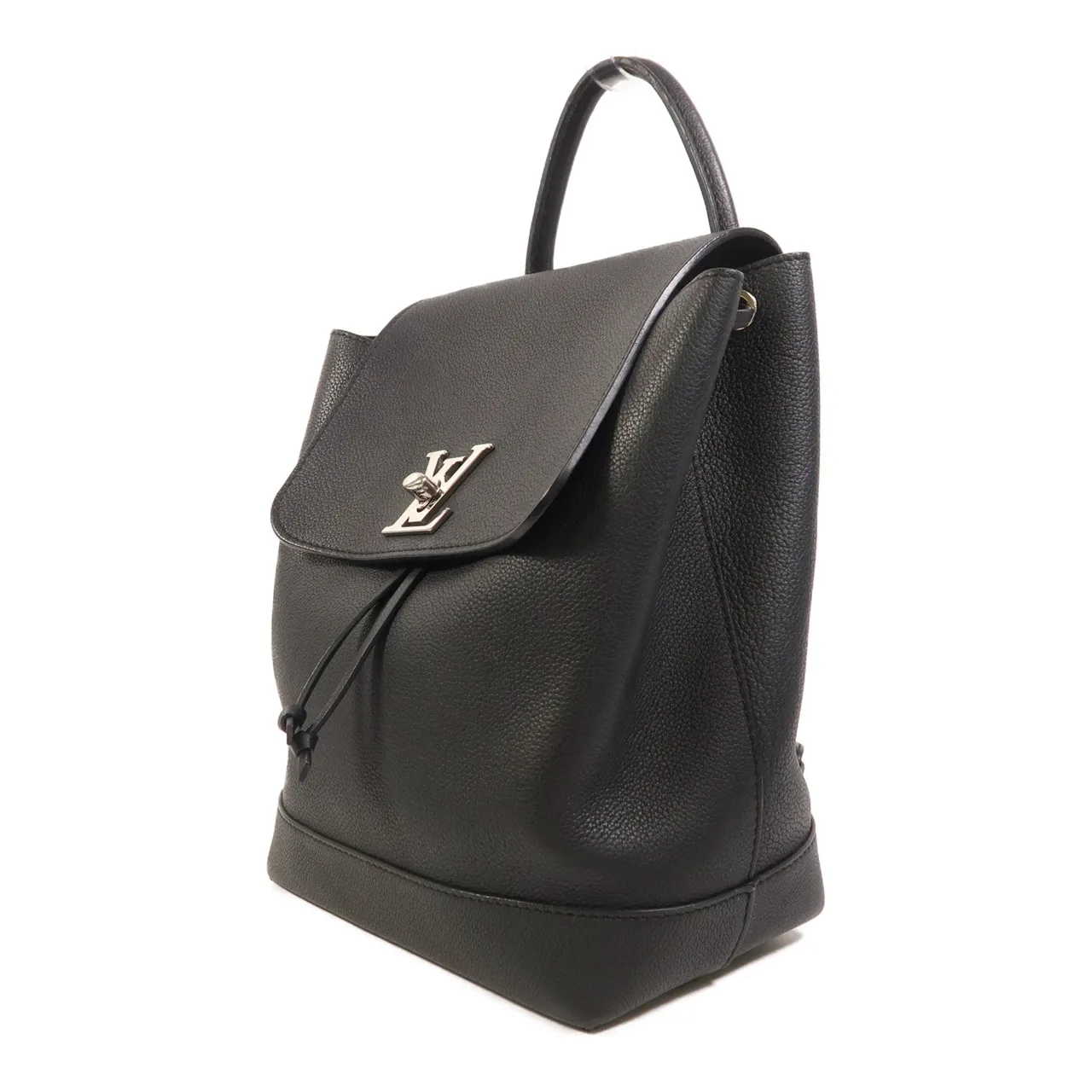 LOUIS VUITTON Lock Me Backpack M41815 Backpack Calfskin 黑色 / Black Calfskin Rank B - Thumbnail 3