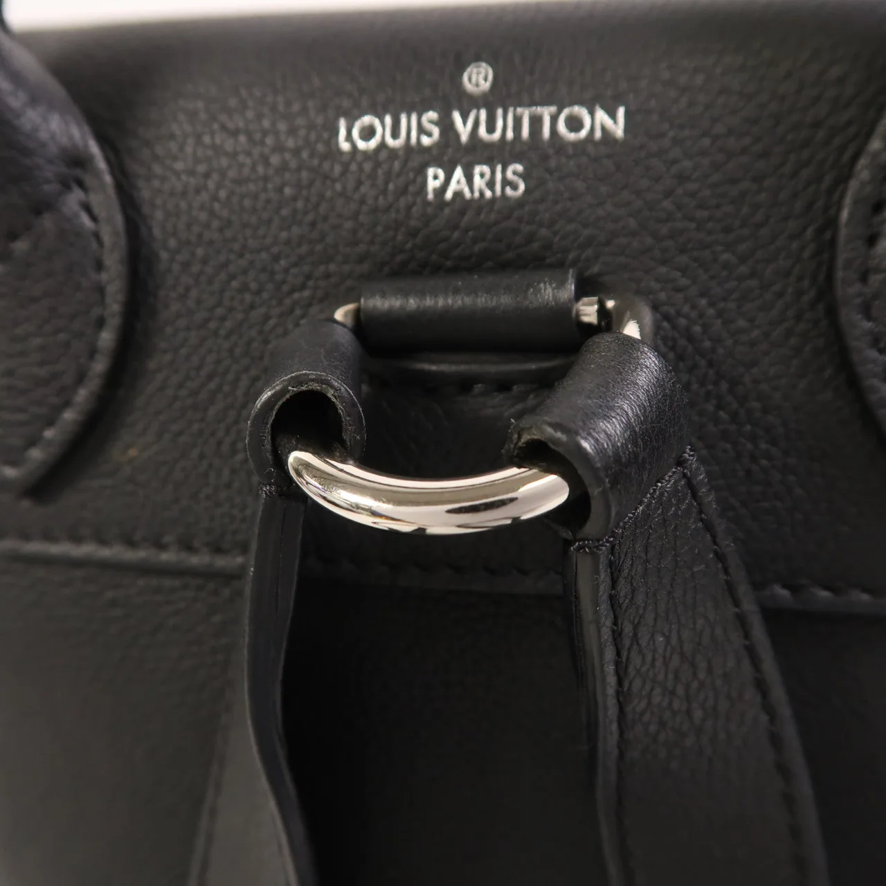 LOUIS VUITTON Lock Me Backpack M41815 Backpack Calfskin 黑色 / Black Calfskin Rank B - Thumbnail 14