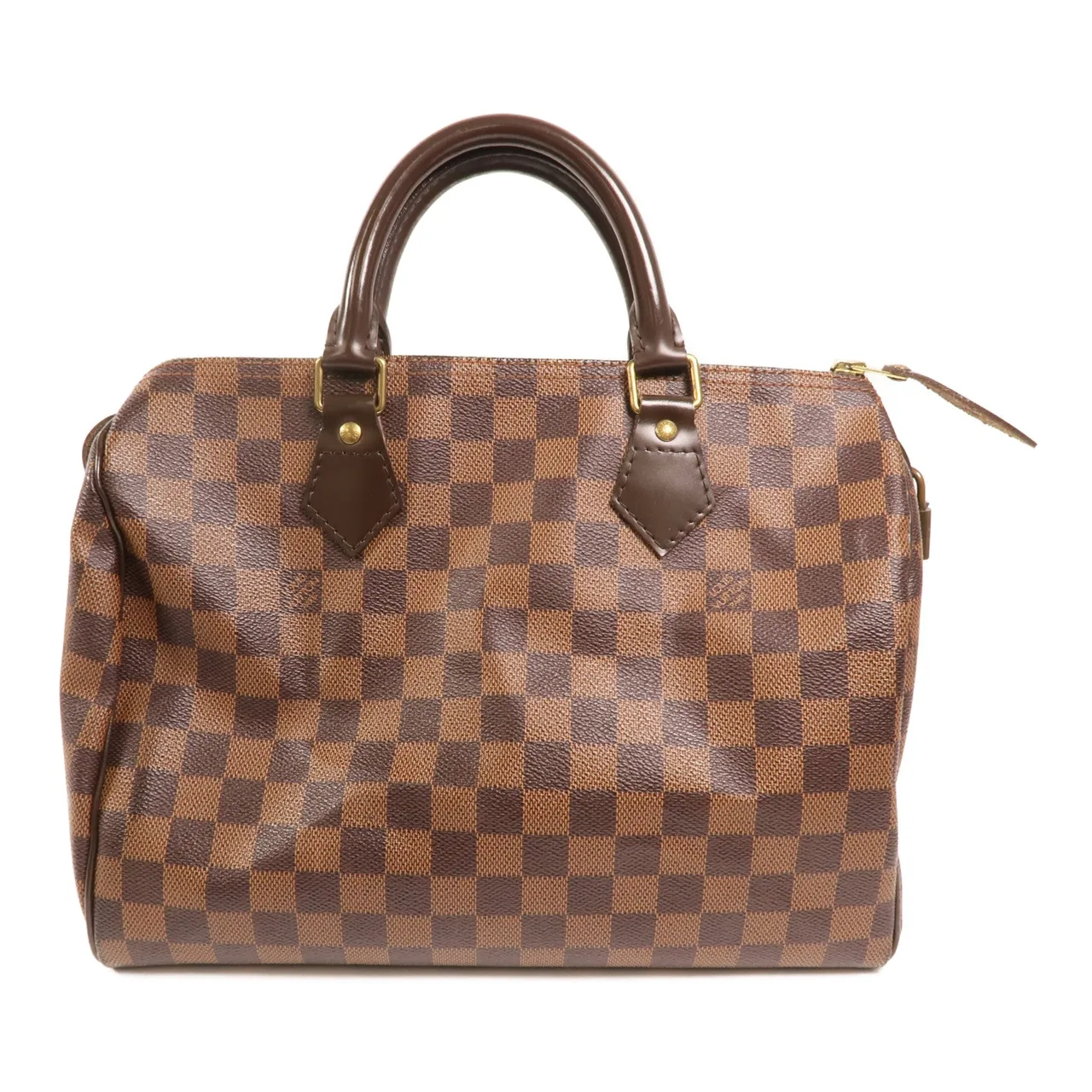 LOUIS VUITTON Speedy N41364 Handbag Coated Canvas 棕色