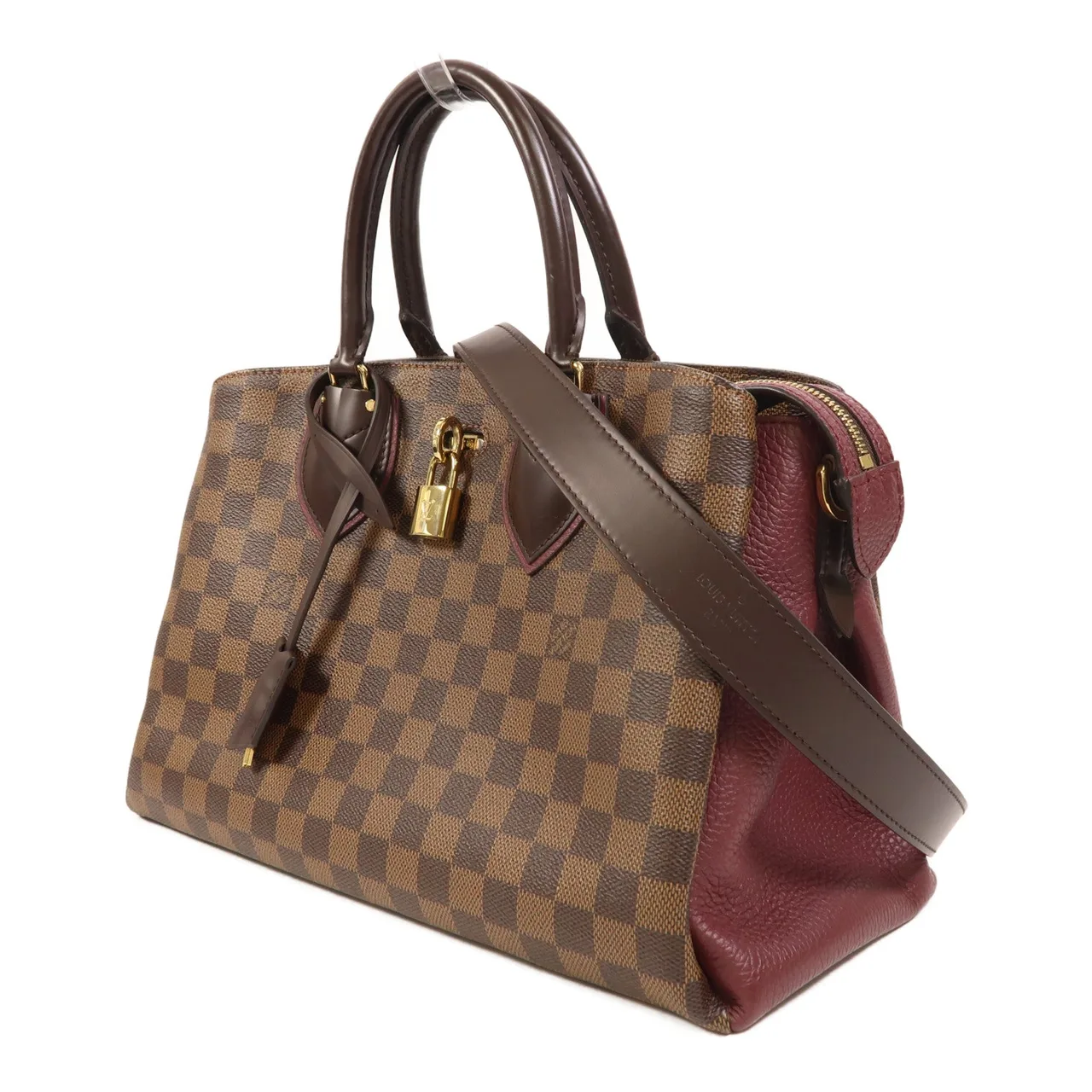 LOUIS VUITTON Normandy N41654 2-Way Bag Leather 棕色 / Brown Leather Rank A - Thumbnail 3