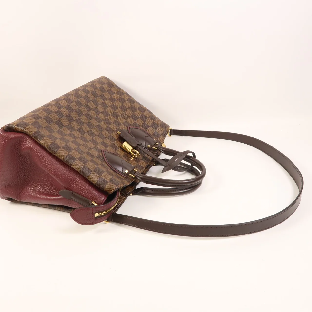 LOUIS VUITTON Normandy N41654 2-Way Bag Leather 棕色 / Brown Leather Rank A - Thumbnail 8