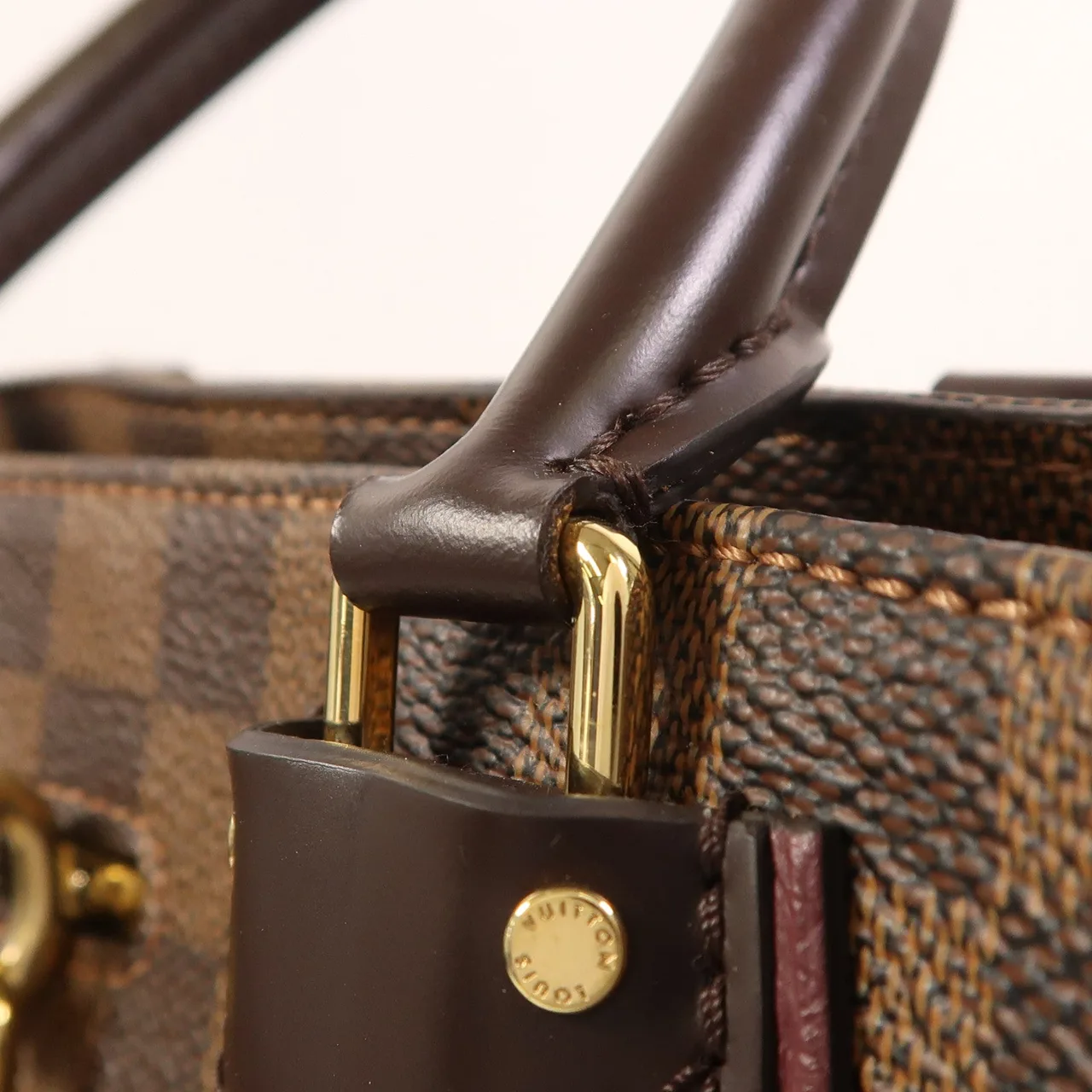 LOUIS VUITTON Normandy N41654 2-Way Bag Leather 棕色 / Brown Leather Rank A - Thumbnail 14