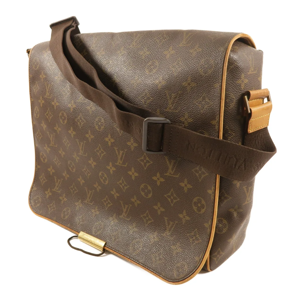 LOUIS VUITTON Abbesses M45257 Shoulder Bag Coated Canvas 棕色 Coated Canvas Rank B - Thumbnail 3