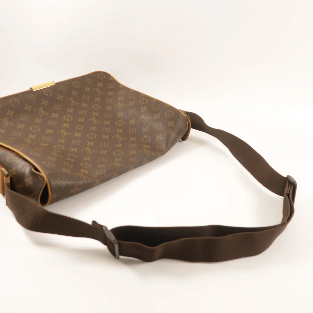 LOUIS VUITTON Abbesses M45257 Shoulder Bag Coated Canvas 棕色 Coated Canvas Rank B - Thumbnail 9