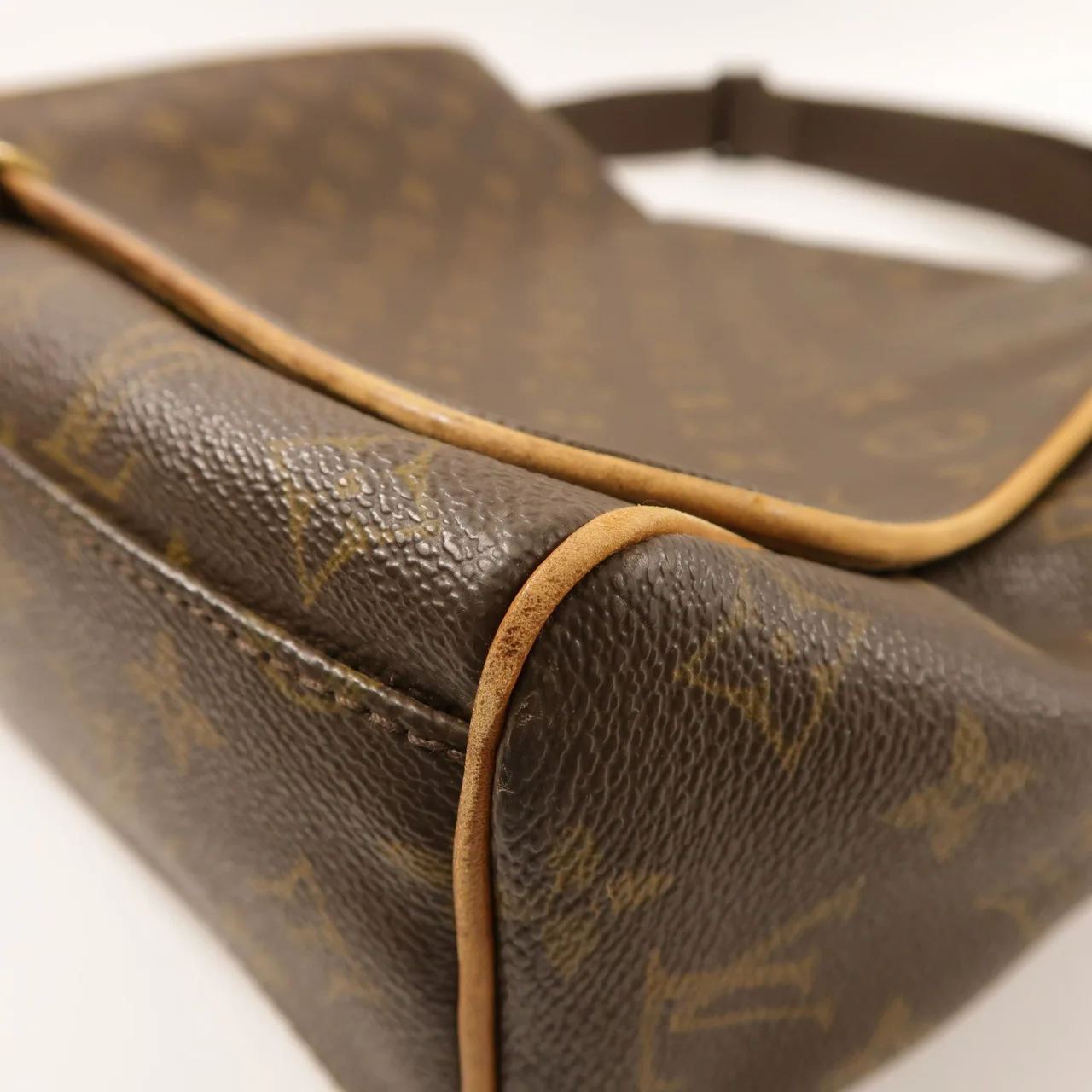 LOUIS VUITTON Abbesses M45257 Shoulder Bag Coated Canvas 棕色 Coated Canvas Rank B - Thumbnail 11