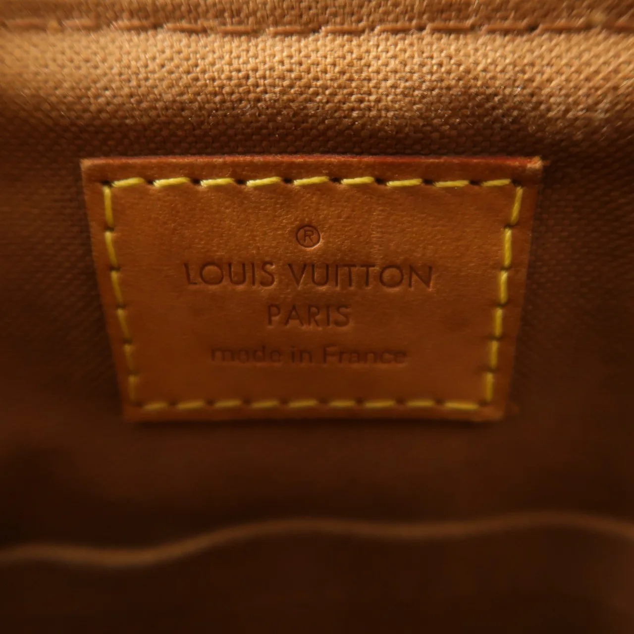 LOUIS VUITTON Palermo M40145 2-Way Bag Coated Canvas 棕色 Coated Canvas Rank B - Thumbnail 6