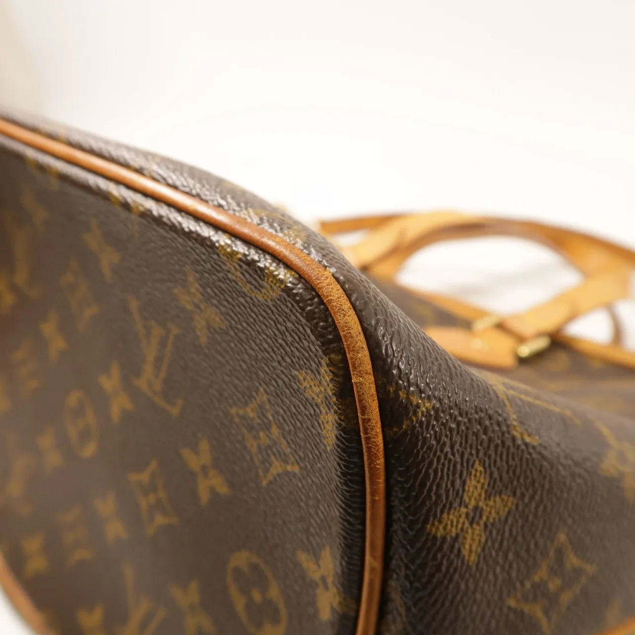 LOUIS VUITTON Palermo M40145 2-Way Bag Coated Canvas 棕色 Coated Canvas Rank B - Thumbnail 10
