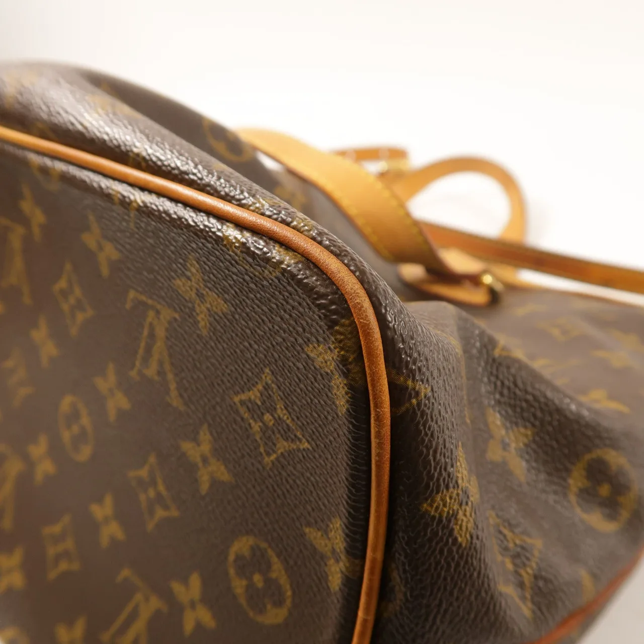 LOUIS VUITTON Palermo M40145 2-Way Bag Coated Canvas 棕色 Coated Canvas Rank B - Thumbnail 12