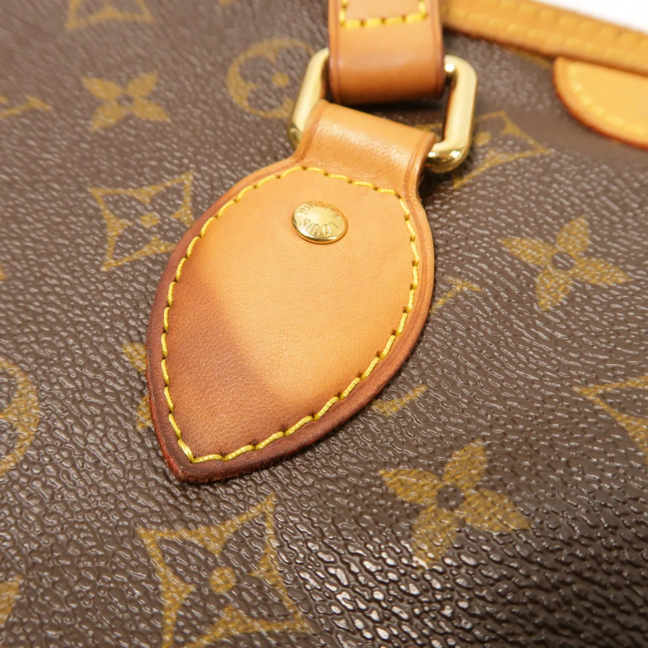 LOUIS VUITTON Palermo M40145 2-Way Bag Coated Canvas 棕色 Coated Canvas Rank B - Thumbnail 15