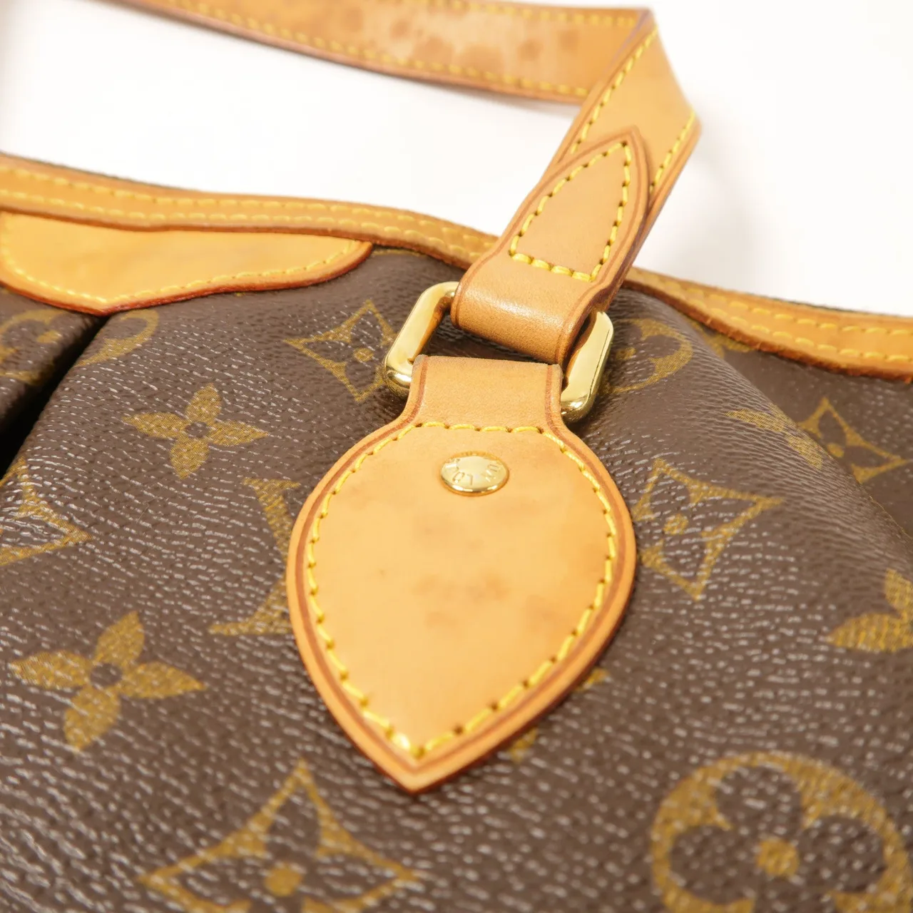 LOUIS VUITTON Palermo M40145 2-Way Bag Coated Canvas 棕色 Coated Canvas Rank B - Thumbnail 16