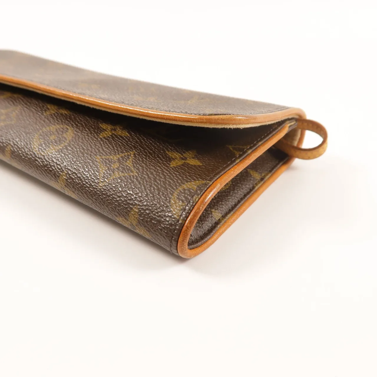 LOUIS VUITTON Pochette Twin M51852 Shoulder Bag Coated Canvas 棕色 Coated Canvas Rank B - Thumbnail 11