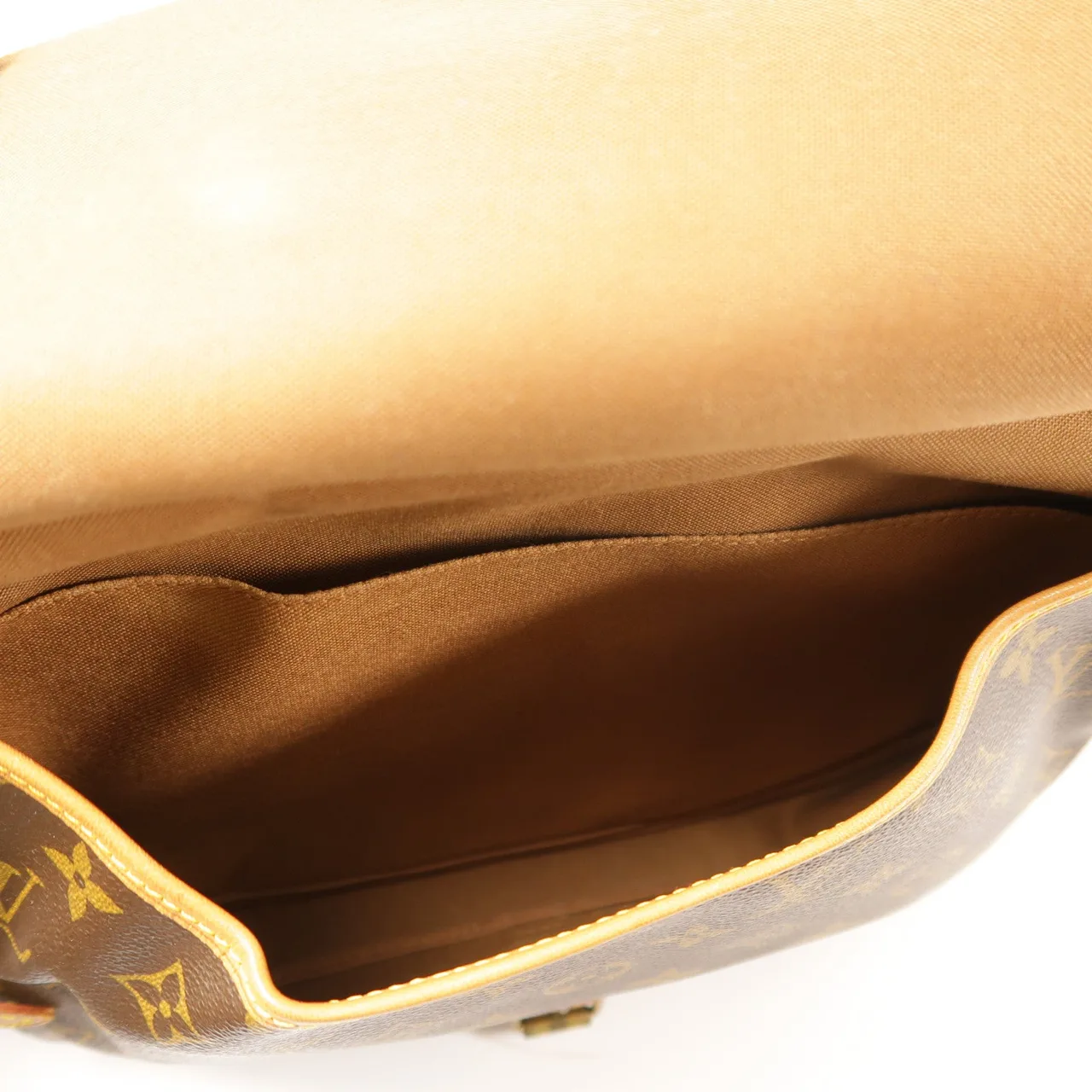 LOUIS VUITTON Saumur M42256 肩背包 塗層帆布 棕色 塗層帆布 中古品B - 縮圖 5