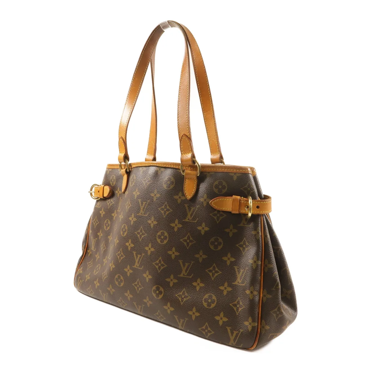 LOUIS VUITTON Batignolles M51154 肩背包 塗層帆布 棕色 塗層帆布 中古品C - 縮圖 3
