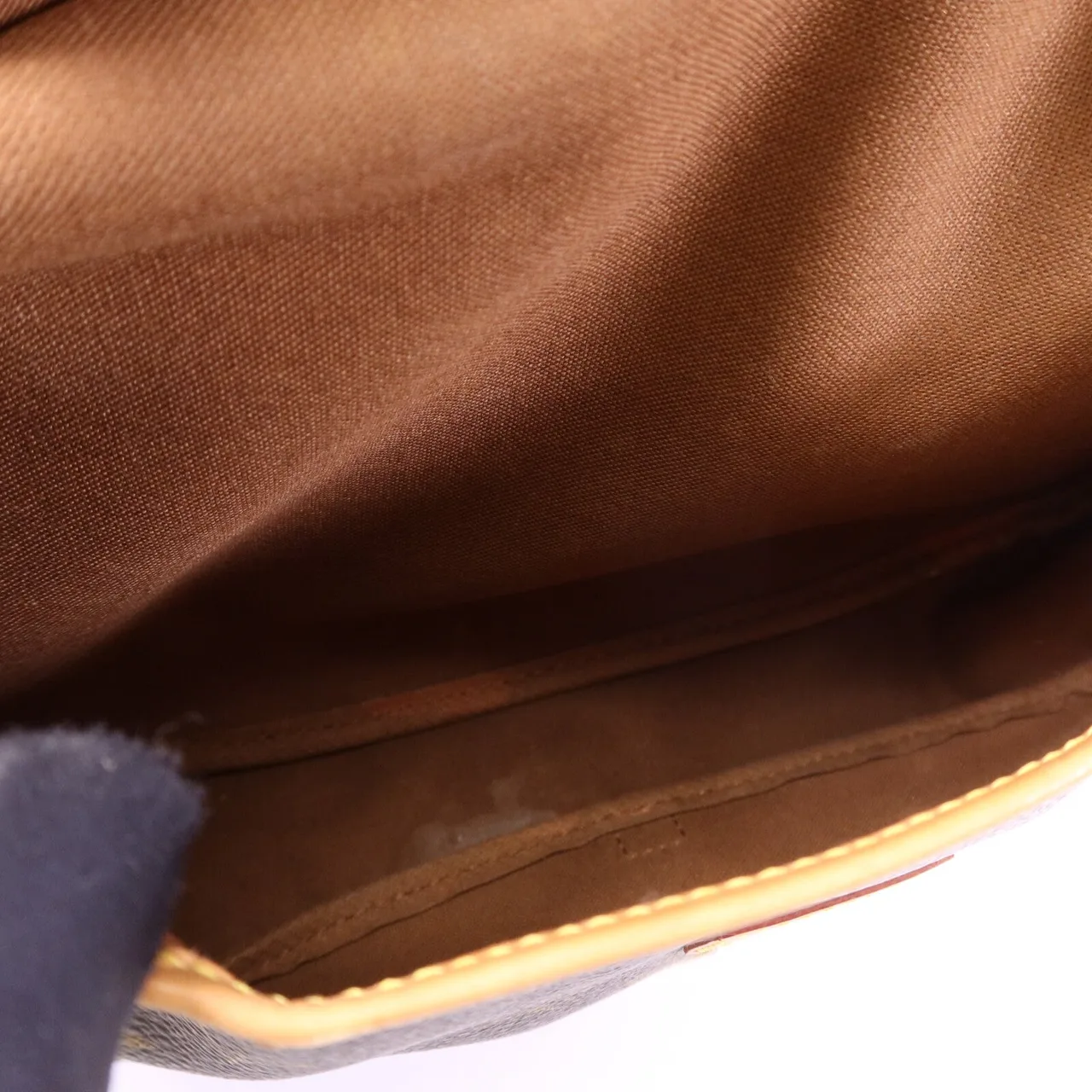 LOUIS VUITTON Saumur M42256 肩背包 塗層帆布 棕色 / Brown 塗層帆布 中古品B - 縮圖 15