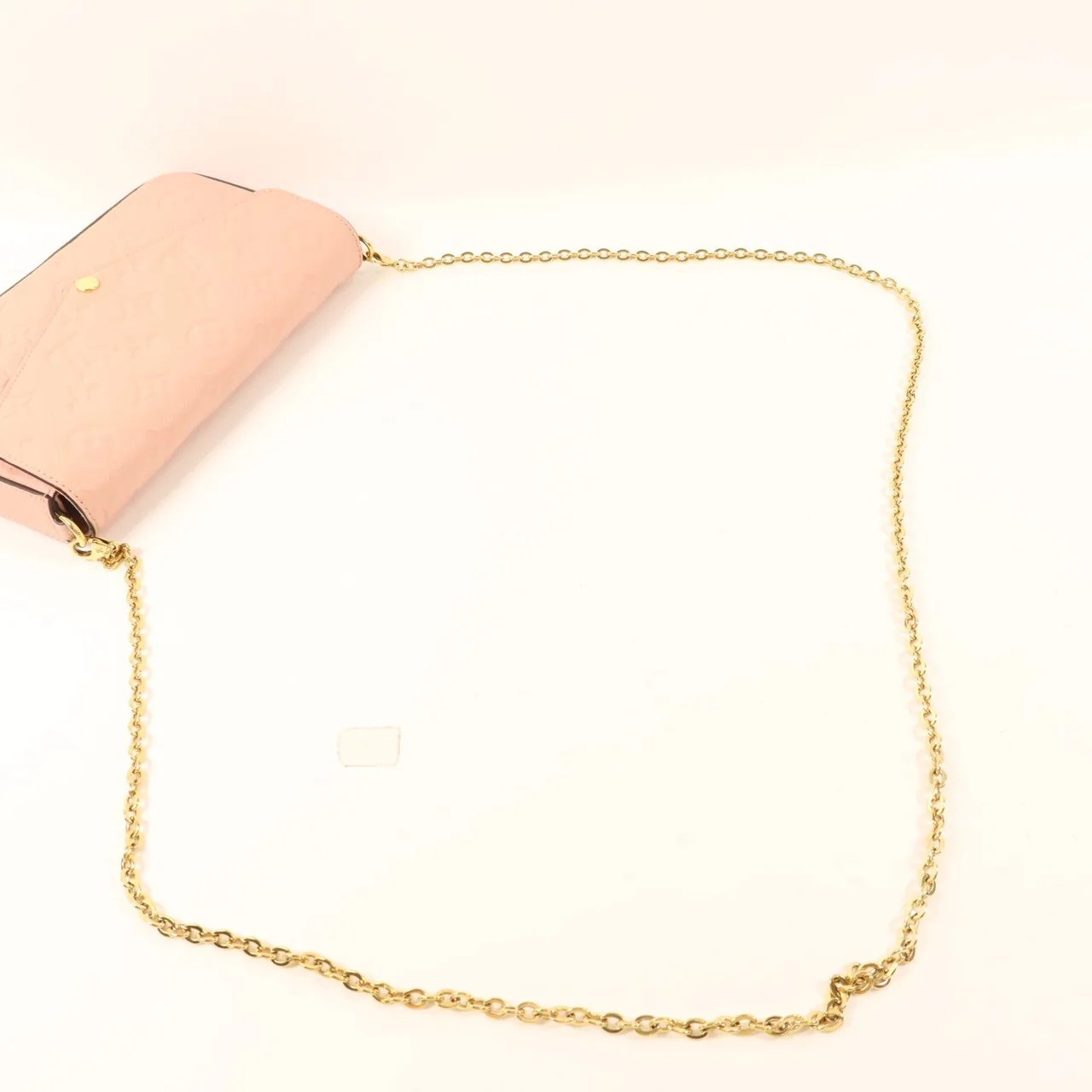 LOUIS VUITTON Felicie M82608 Shoulder Bag Calfskin 粉色 / Pink Calfskin Rank A - Thumbnail 7