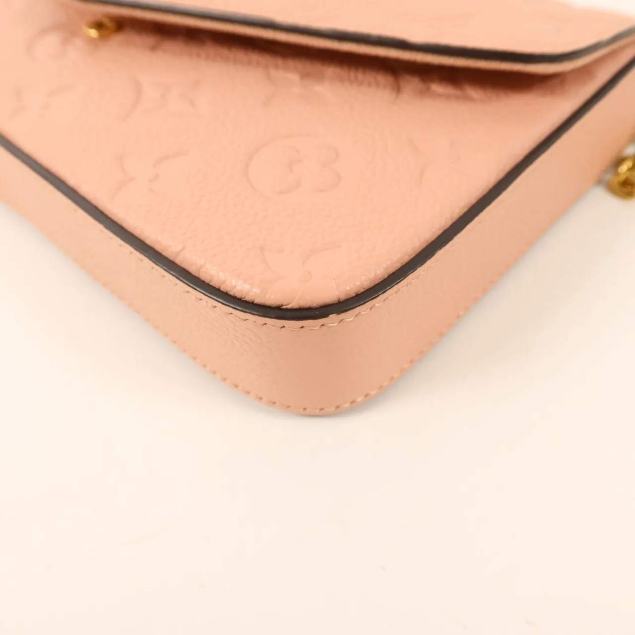 LOUIS VUITTON Felicie M82608 Shoulder Bag Calfskin 粉色 / Pink Calfskin Rank A - Thumbnail 15