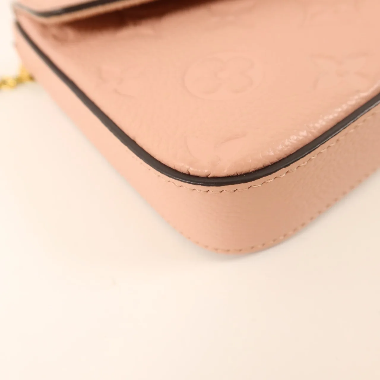 LOUIS VUITTON Felicie M82608 Shoulder Bag Calfskin 粉色 / Pink Calfskin Rank A - Thumbnail 16