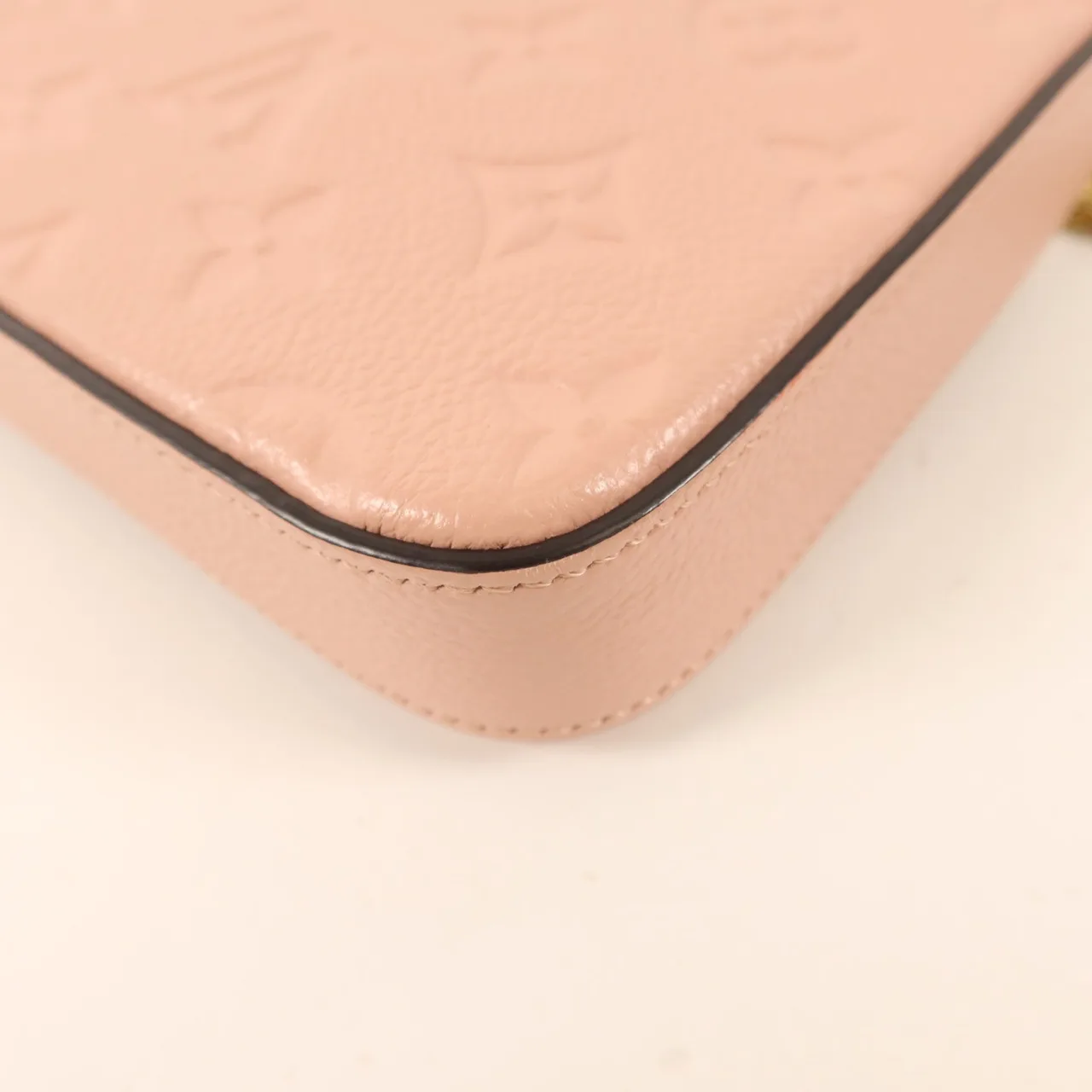 LOUIS VUITTON Felicie M82608 Shoulder Bag Calfskin 粉色 / Pink Calfskin Rank A - Thumbnail 17