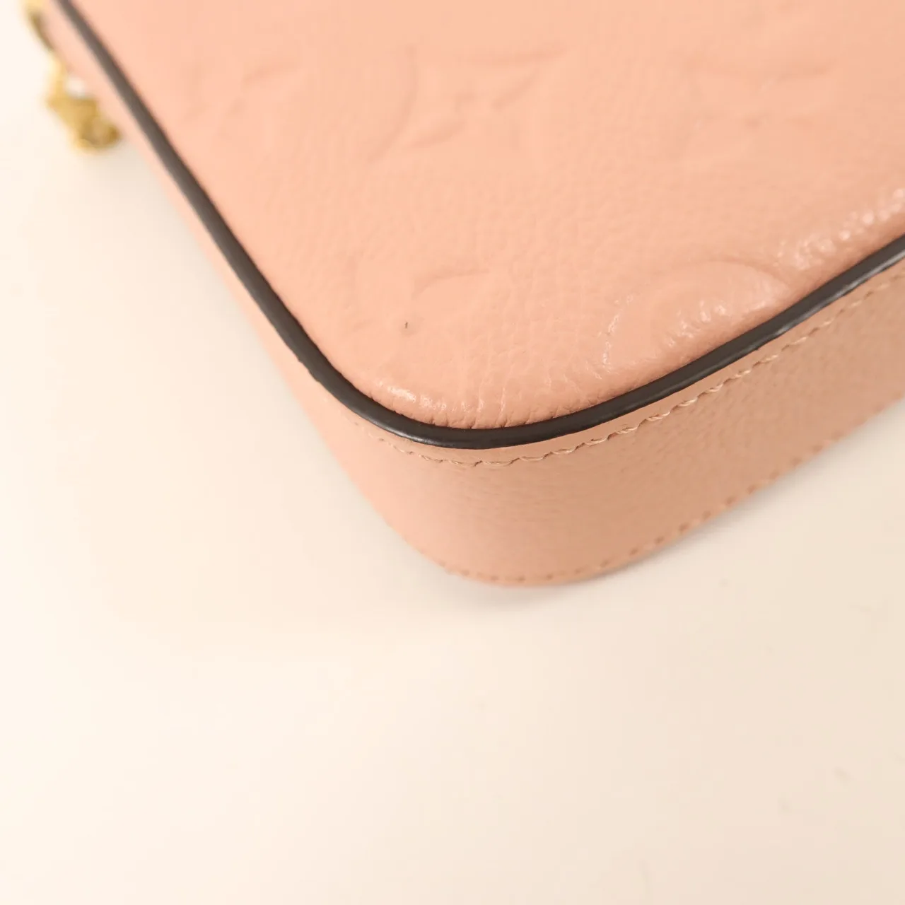 LOUIS VUITTON Felicie M82608 Shoulder Bag Calfskin 粉色 / Pink Calfskin Rank A - Thumbnail 18