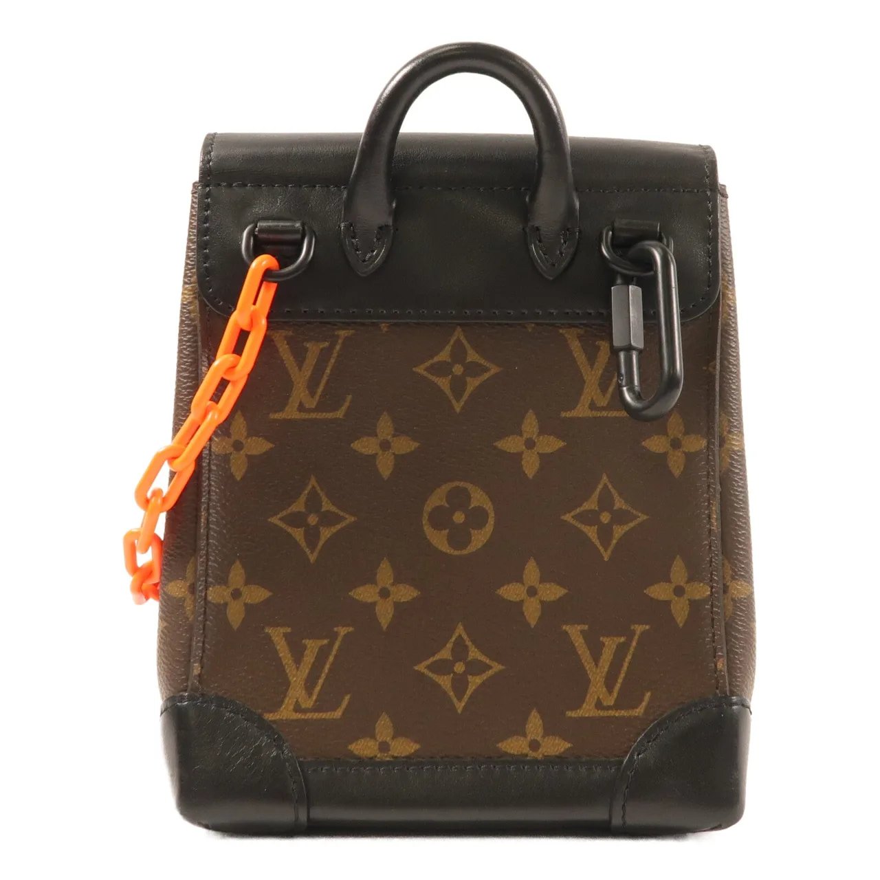 LOUIS VUITTON Steamer M80327 Shoulder Bag Coated Canvas 棕色 / 黑色 / Brwon Coated Canvas Rank A - Thumbnail 2