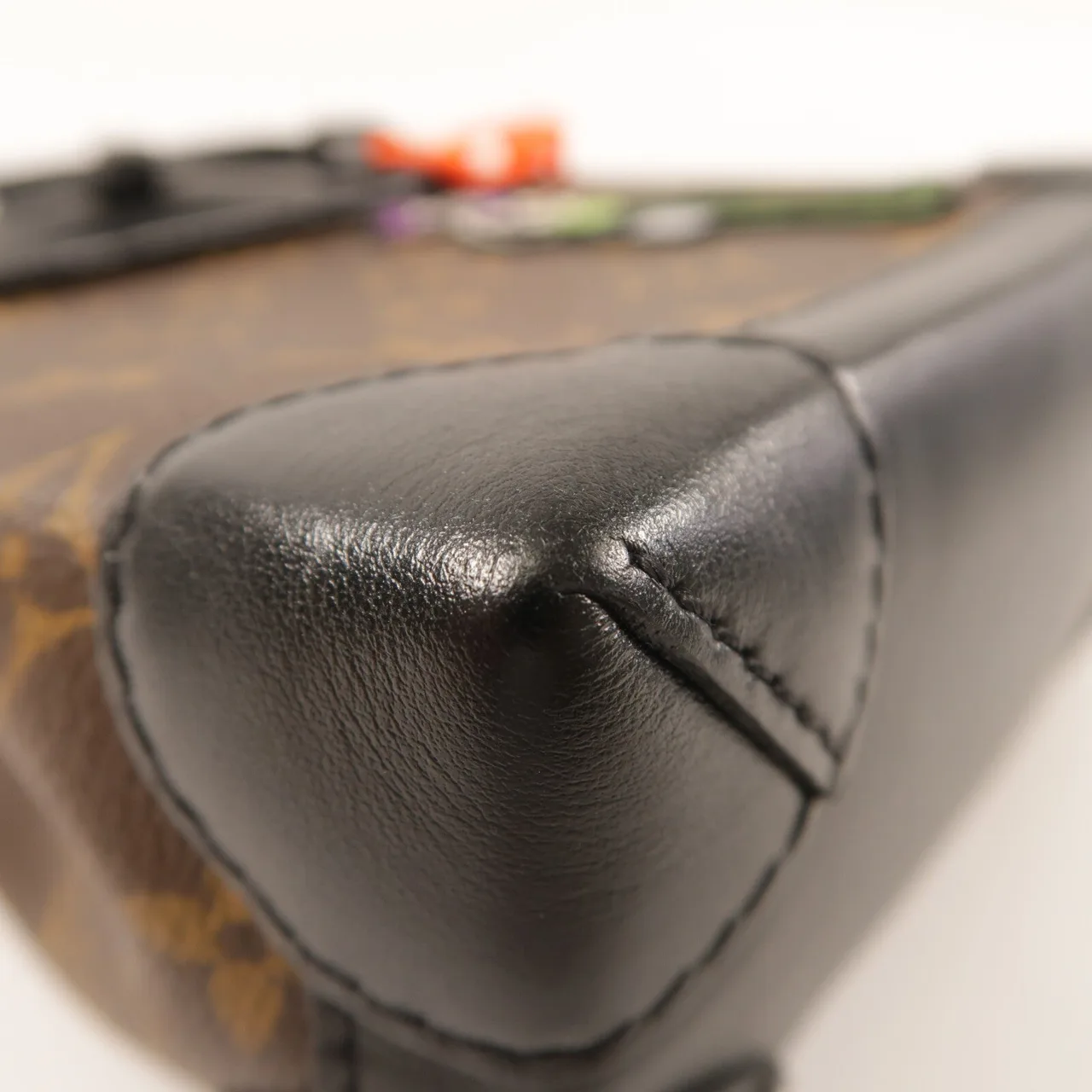 LOUIS VUITTON Steamer M80327 Shoulder Bag Coated Canvas 棕色 / 黑色 / Brwon Coated Canvas Rank A - Thumbnail 9