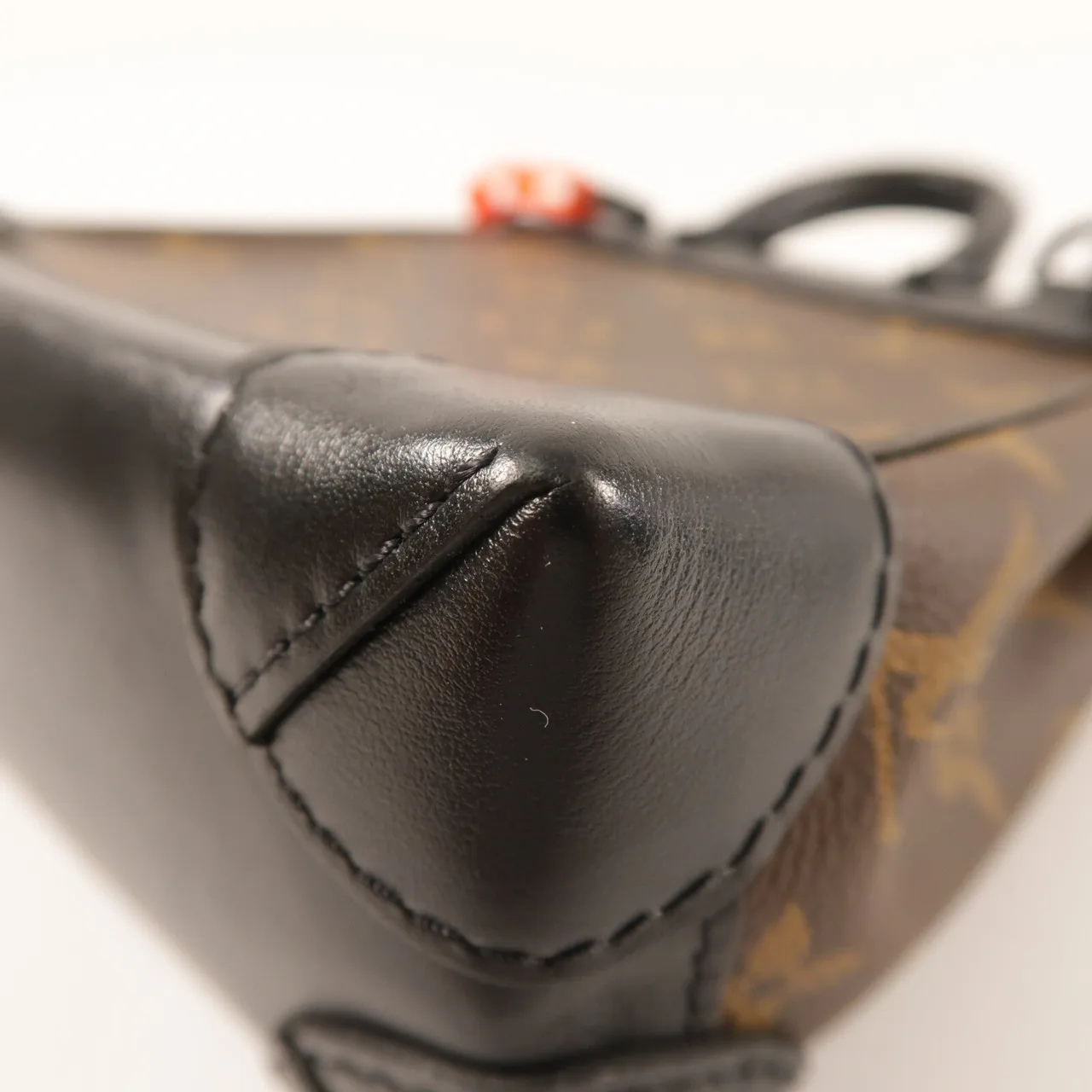 LOUIS VUITTON Steamer M80327 Shoulder Bag Coated Canvas 棕色 / 黑色 / Brwon Coated Canvas Rank A - Thumbnail 12