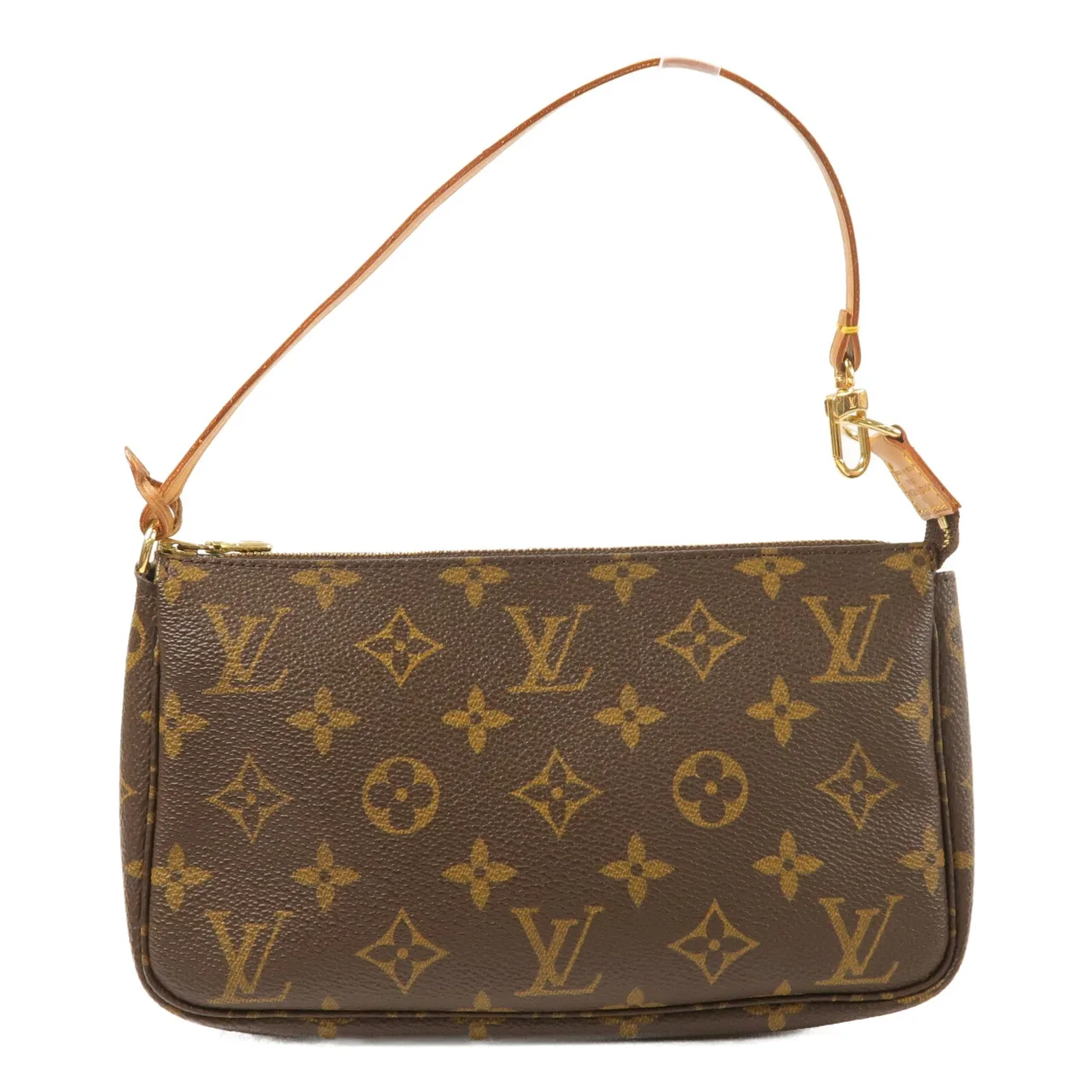 LOUIS VUITTON Pochette Accessoires M51980 化妝箱包 塗層帆布 棕色 / Brown