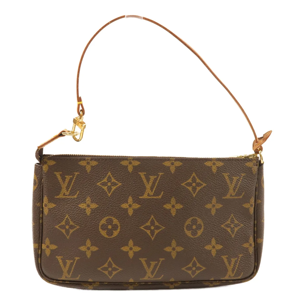 LOUIS VUITTON Pochette Accessoires M51980 Bag Coated Canvas 棕色 / Brown Coated Canvas Rank A - Thumbnail 2