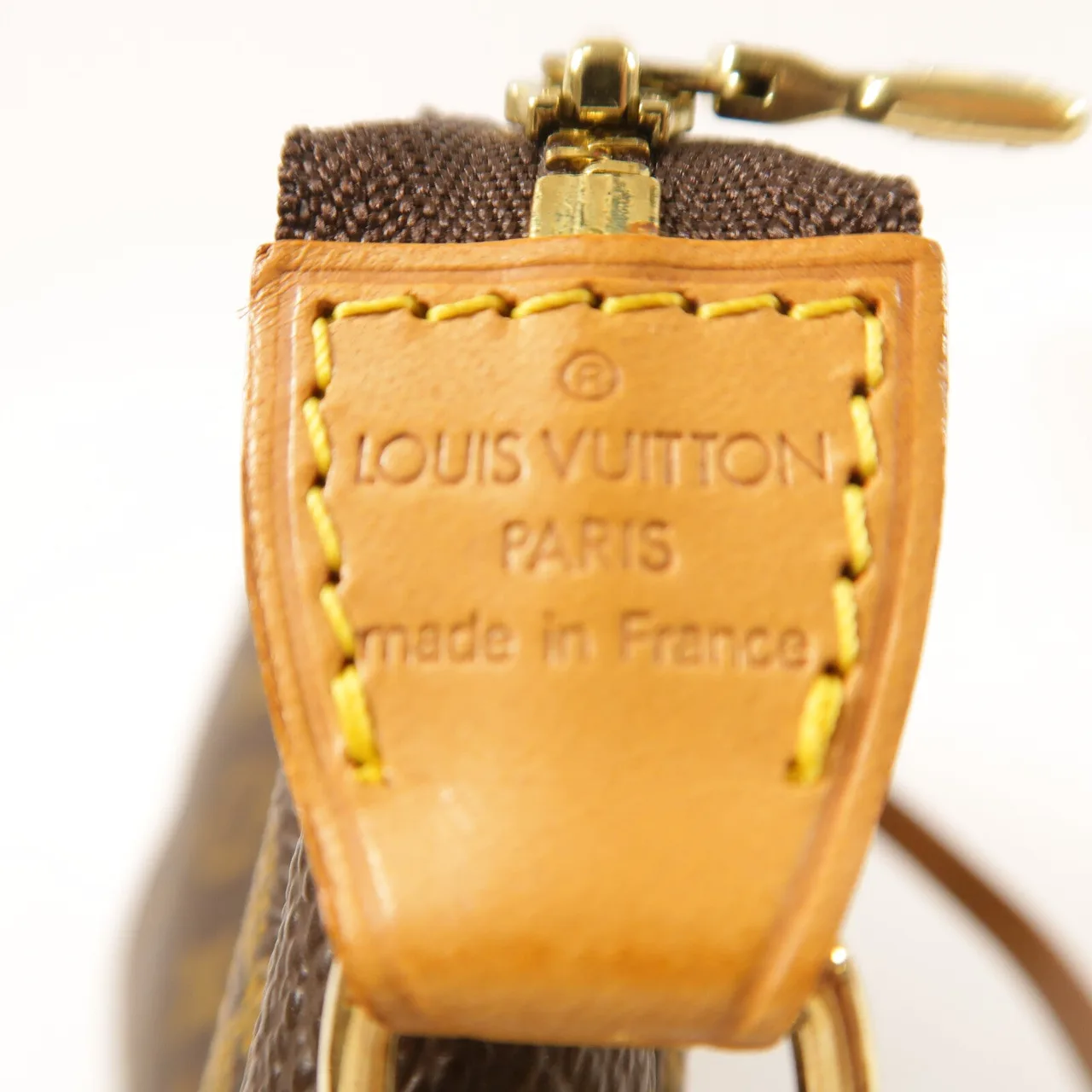 LOUIS VUITTON Pochette Accessoires M51980 Bag Coated Canvas 棕色 / Brown Coated Canvas Rank A - Thumbnail 6