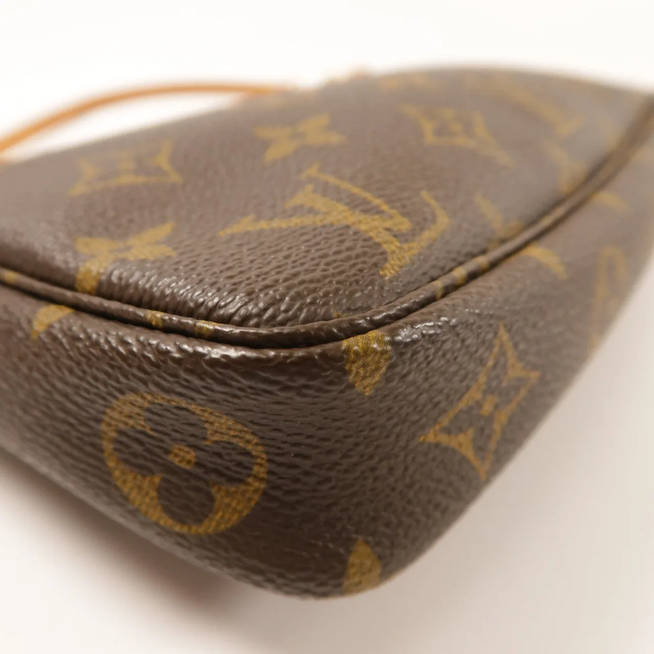 LOUIS VUITTON Pochette Accessoires M51980 Bag Coated Canvas 棕色 / Brown Coated Canvas Rank A - Thumbnail 10