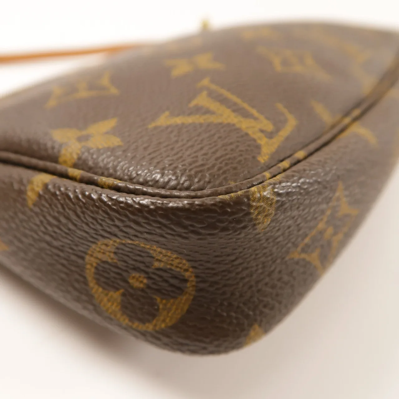 LOUIS VUITTON Pochette Accessoires M51980 Bag Coated Canvas 棕色 / Brown Coated Canvas Rank A - Thumbnail 12