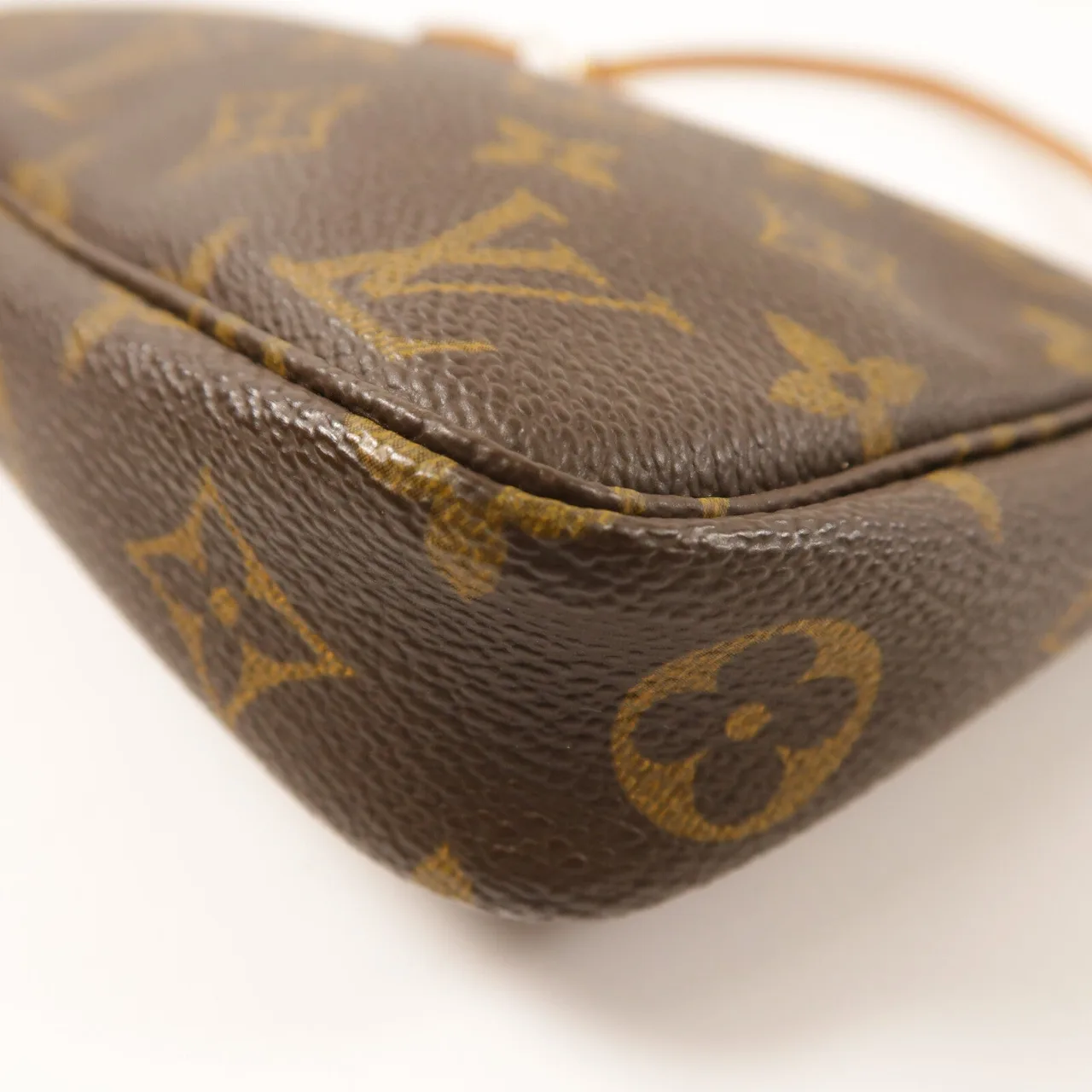 LOUIS VUITTON Pochette Accessoires M51980 Bag Coated Canvas 棕色 / Brown Coated Canvas Rank A - Thumbnail 13