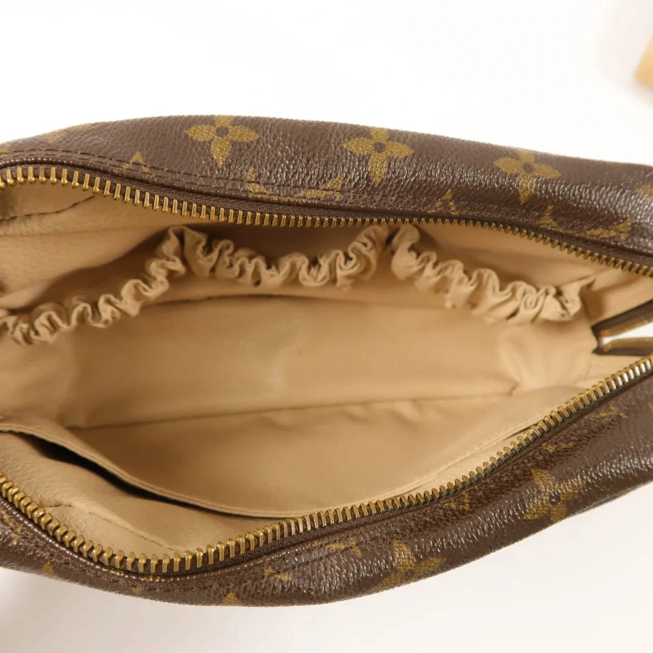 LOUIS VUITTON Toilette M47524 Clutch Coated Canvas 棕色 / Brown Coated Canvas Rank A - Thumbnail 5