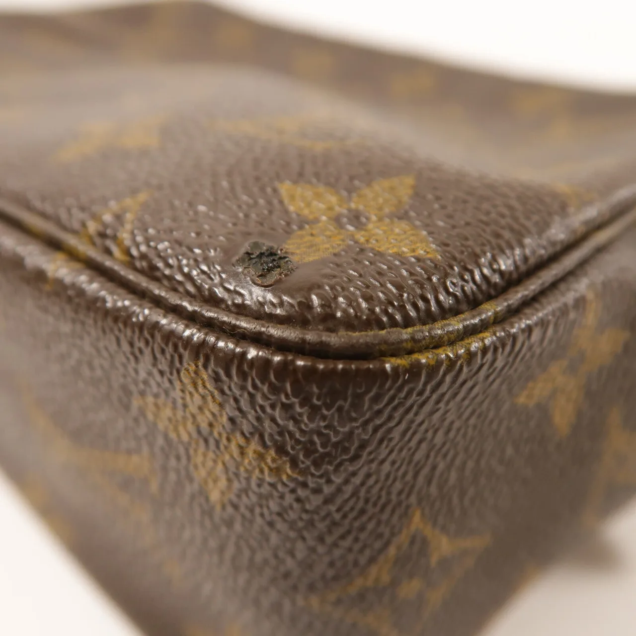 LOUIS VUITTON Toilette M47524 Clutch Coated Canvas 棕色 / Brown Coated Canvas Rank A - Thumbnail 10