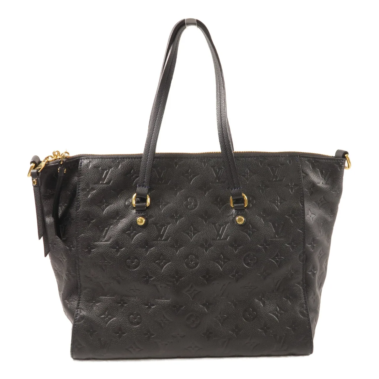 LOUIS VUITTON Lumineuse M93410 兩用包 牛皮 藍色 / Navy 牛皮 中古品A - 縮圖 2