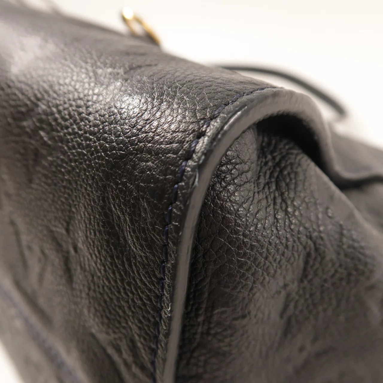 LOUIS VUITTON Lumineuse M93410 兩用包 牛皮 藍色 / Navy 牛皮 中古品A - 縮圖 10